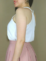 BLUSA TIRAS CUELLO V