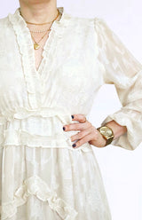 MAXIVESTIDO FULL BOBOS CON PRETINA CREMOSO