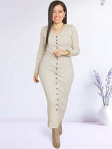 MAXIVESTIDO RIB CAPA