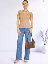 POLO RIB OFF SHOULDER