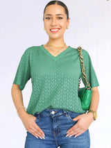 POLO TEJIDO CUELLO V