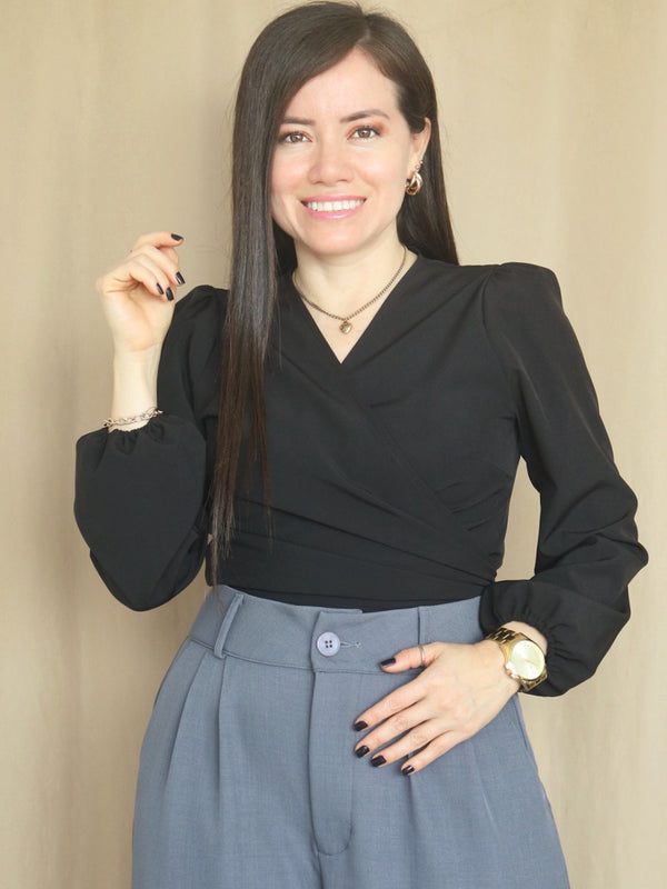 BLUSA MULTIUSOS COLOR ENTERO