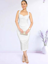 CONJUNTO CORSET CON COPAS HUESO