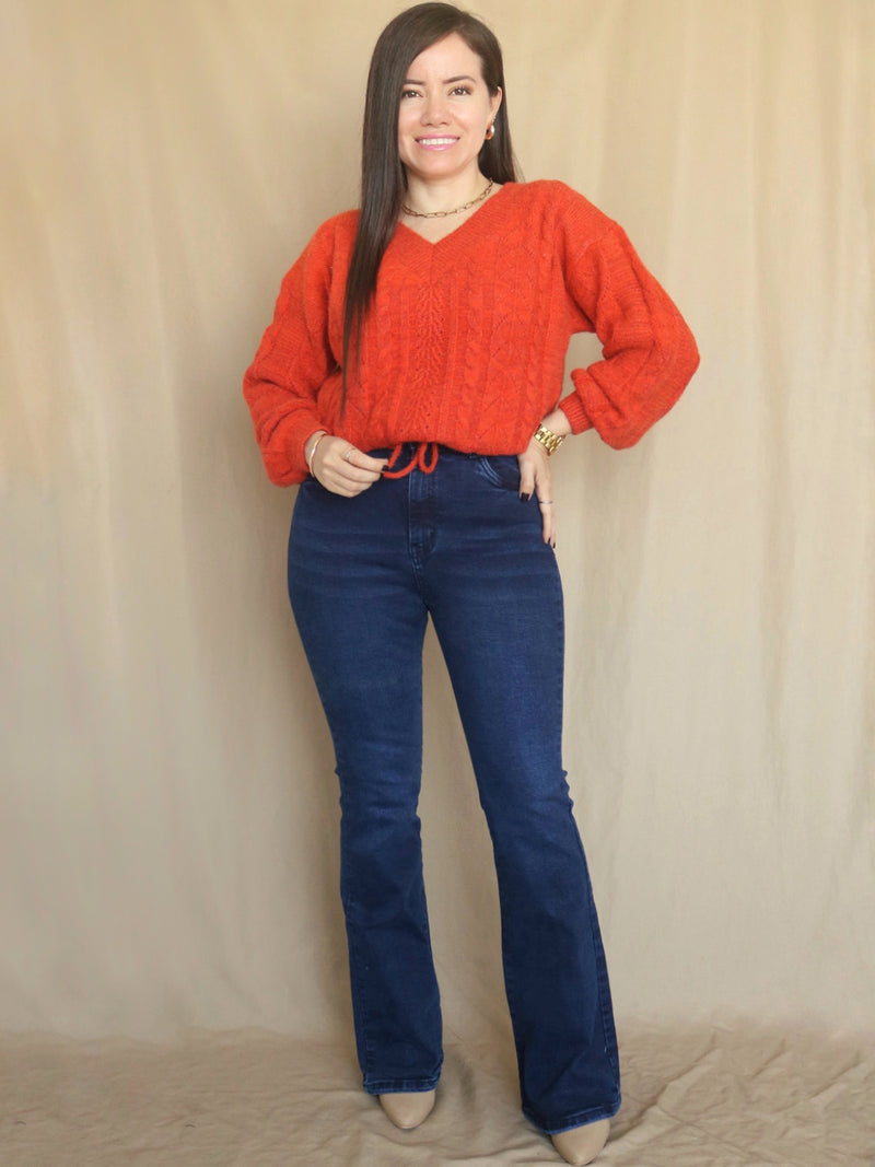 SWEATER TRENZAS REGULABLE