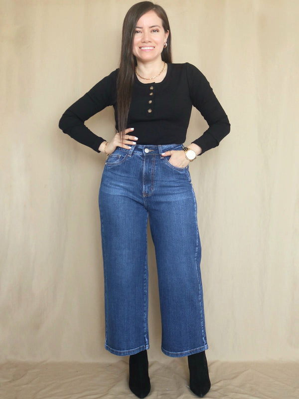 PANTALÓN CULOTTE JEAN