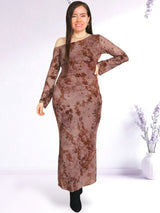 MAXIVESTIDO MESH ASIMÉTRICO