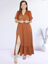 MAXIVESTIDO 2 TIEMPOS LACRE ENTERO