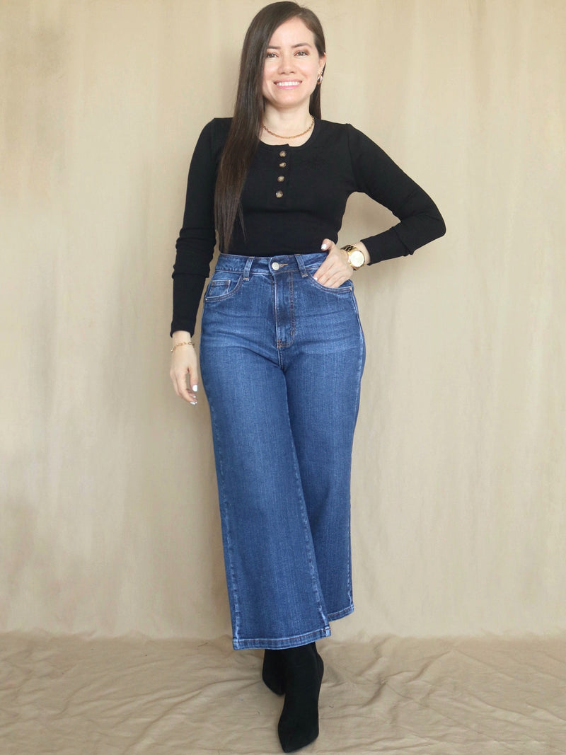 PANTALÓN CULOTTE JEAN