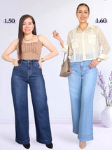 PANTALÓN PALAZO JEAN KALESSY