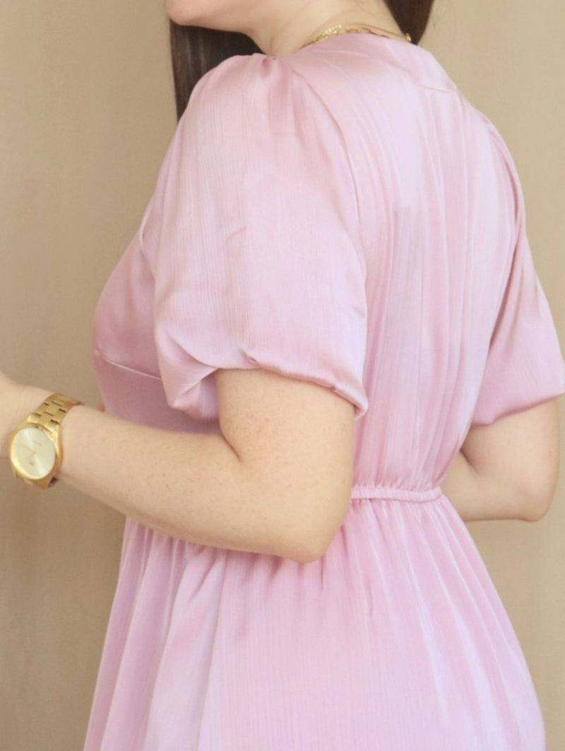 MAXIVESTIDO 3 TIEMPOS ROSA ENTERO
