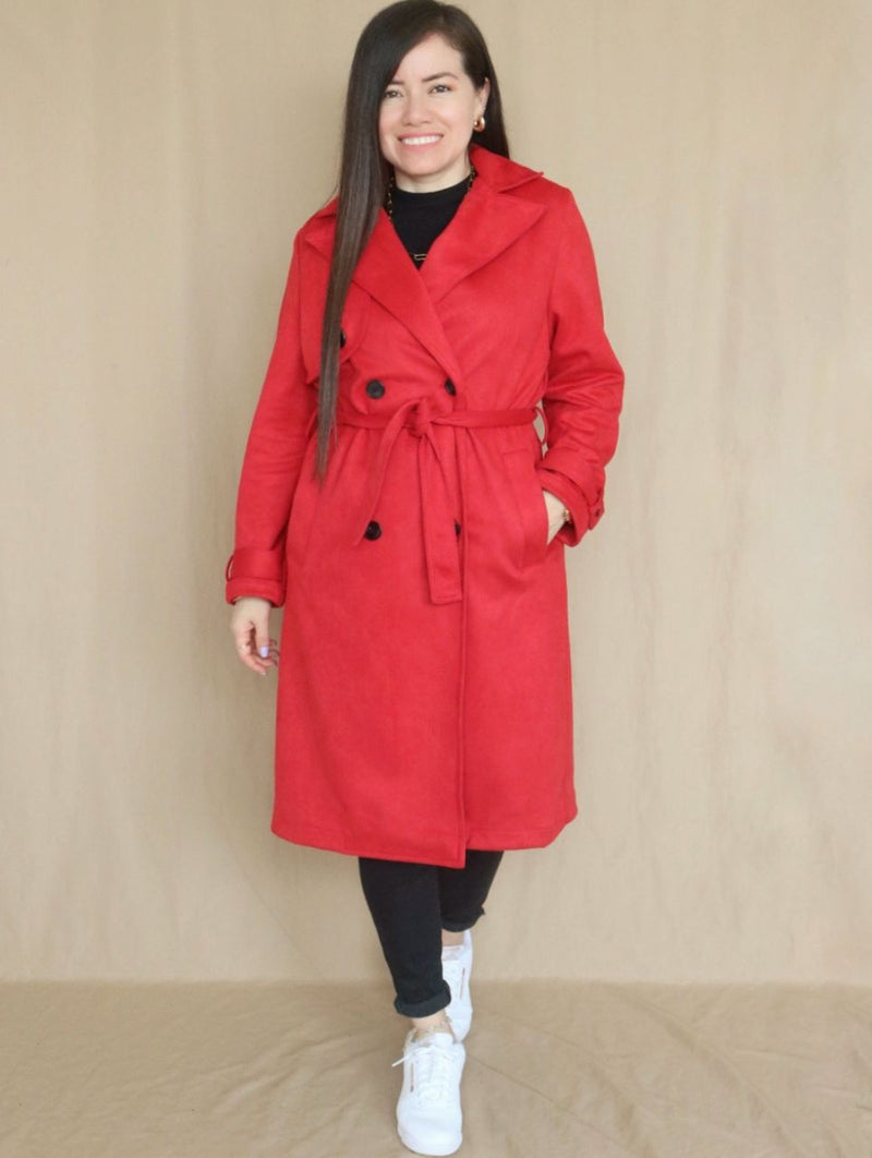 GABARDINA ROJA