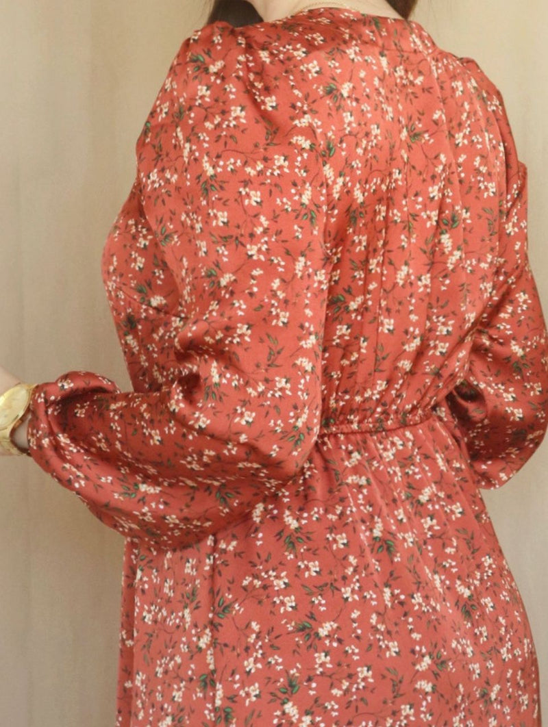 MAXIVESTIDO 2 TIEMPOS ESTAMPADO LACRE