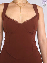 CONJUNTO CORSET CON COPAS