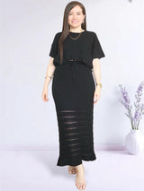 MAXIFALDA TEJIDA COCOS