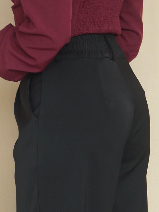 PANTALÓN PALAZO CON ELÁSTICO