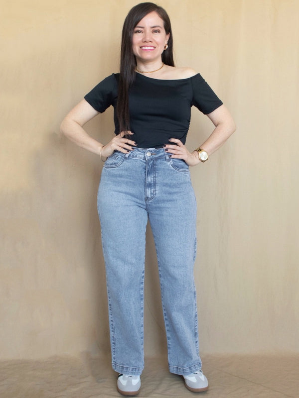 PANTALÓN WIDE LEG JEAN PETIT