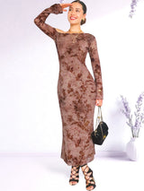 MAXIVESTIDO MESH ASIMÉTRICO