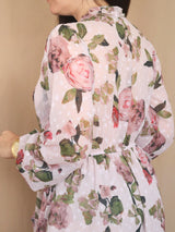 MAXIVESTIDO FULL BOBOS CON PRETINA ESTAMPADO ROSA CLARO