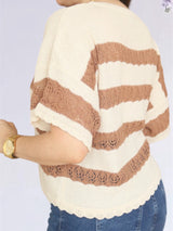 POLO TEJIDO CON FRANJAS