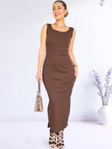 MAXIVESTIDO RIB BÁSICO