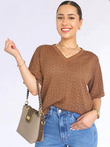 POLO TEJIDO CUELLO V