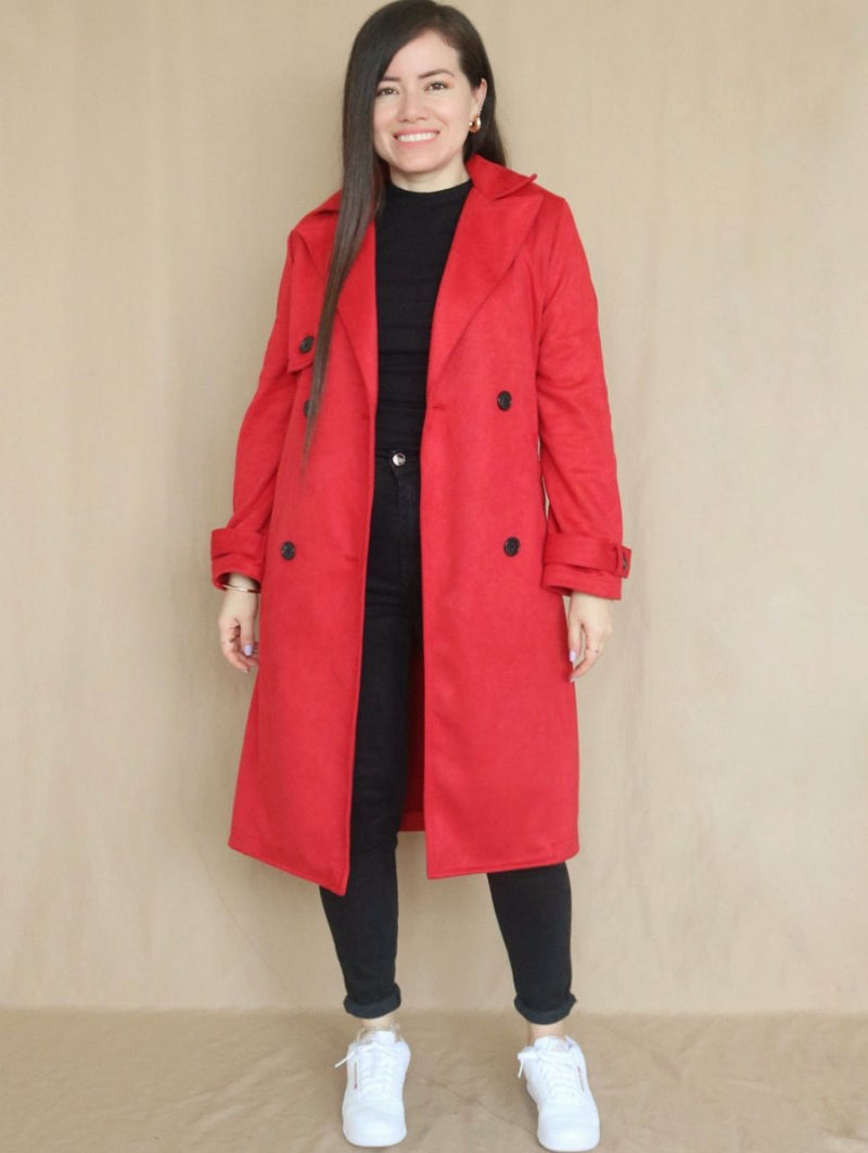 GABARDINA ROJA