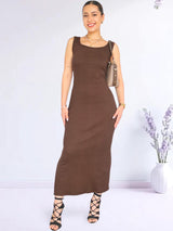 MAXIVESTIDO RIB BÁSICO