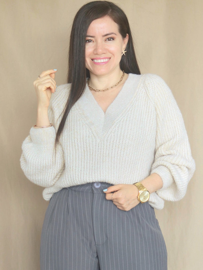 SWEATER CUELLO V