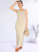 MAXIVESTIDO RIB BÁSICO