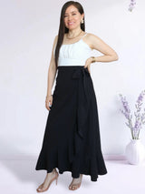 MAXIFALDA ENVOLVENTE COLOR ENTERO