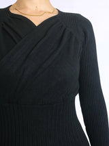 VESTIDO MIDI BUSTO DRAPEADO IMPORTADO