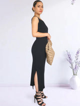 MAXIVESTIDO RIB BÁSICO