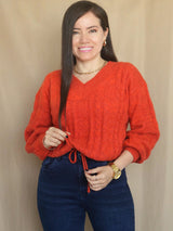 SWEATER TRENZAS REGULABLE