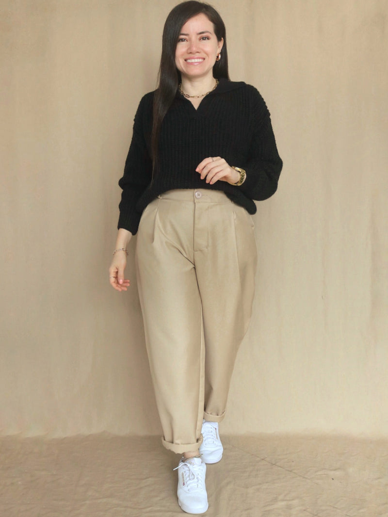 PANTALÓN SLOUCHY SASTRE TAPAS