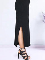 MAXIVESTIDO RIB BÁSICO