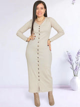 MAXIVESTIDO RIB CAPA