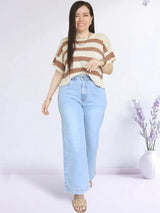 PANTALÓN SEMI PALAZO JEAN PETIT