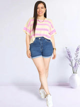 POLO TEJIDO CON FRANJAS