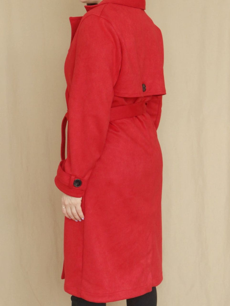 GABARDINA ROJA